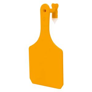 Y-Tag Blank One-Piece Cow ID Ear Tags Orange - Item # 45678