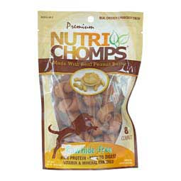 Nutri Chomps Mini Knots Rawhide-Free Dog Chews Peanut Butter - Item # 45687