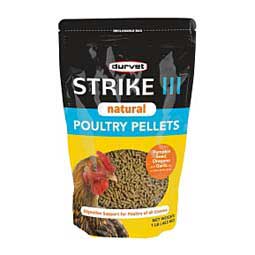 Strike III Natural Poultry Pellets 1 lb (50 days) - Item # 45688