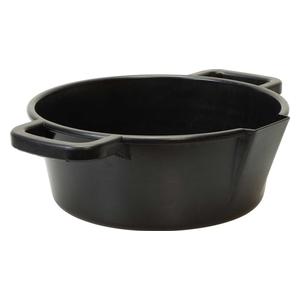 Large Round Feed Pan Black - Item # 45701