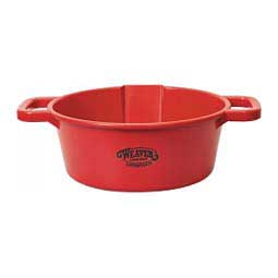 Large Round Feed Pan Red - Item # 45701