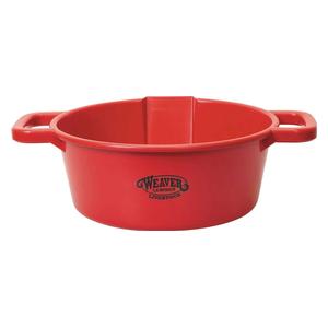 Large Round Feed Pan Red - Item # 45701