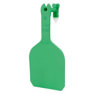 Y-Tag One-Piece Feedlot Ear ID Tags Green - Item # 45714
