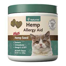 Hemp Allergy Aid for Cats 60 ct Soft Chews - Item # 45743