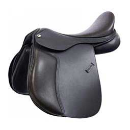 Collegiate Scholar All Purpose English Saddle with Round Cantle Black - Item # 45807