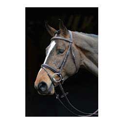 Collegiate Comfort Crown Padded Raised Flash Bridle Brown - Item # 45907