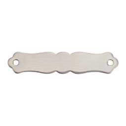 Engraved Scrolled Stall Name Plate Chrome - Item # 45957