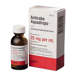Antirobe Aquadrops for Dogs & Cats 25mg/ml 20 ml - Item # 460RX