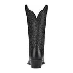 Heritage Western R Toe 11-in Cowgirl Boots Black Deertan - Item # 46132