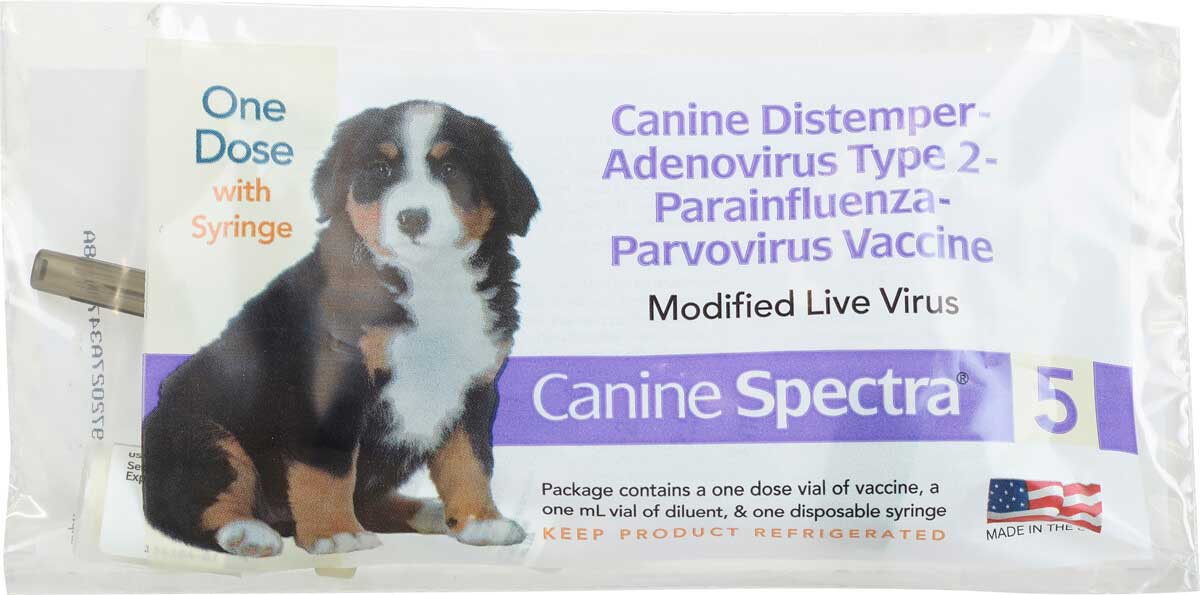 Canine Spectra 5 Dog Vaccine Durvet - Dog Vaccines | Vaccines | Pet