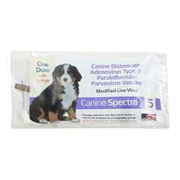 Canine Spectra 5 Dog Vaccine 1 dose syringe - Item # 46185