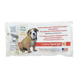 Canine Spectra 10 Dog Vaccine 1 dose syringe - Item # 46189