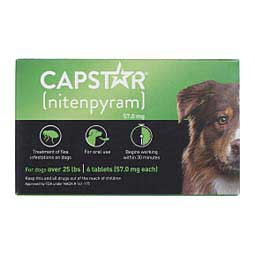 Capstar Oral Flea Tablets for Dogs 25 lbs plus (6 ct) - Item # 46268