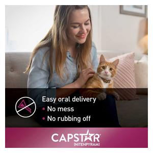 Capstar Flea Tablets for Cats 2-25 lbs (6 ct) - Item # 46269