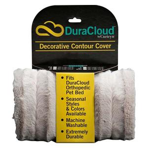 Duracloud Pet Bed Contour Cover Silver - Item # 46395