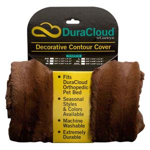 Duracloud Pet Bed Contour Cover Brown - Item # 46395