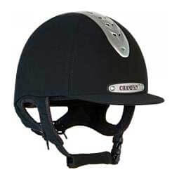 Champion Evolution Classic Horse Riding Helmet Black/Silver - Item # 46426