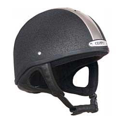 Champion Ventair Deluxe Skull Cap Horse Riding Helmet Black/Silver - Item # 46431