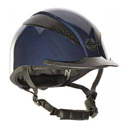 Champion Air-Tech Deluxe Horse Riding Helmet w/Dial Metallic Navy - Item # 46433