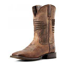 Circuit Patriot 11" Cowboy Boots Weathered Tan - Item # 46471