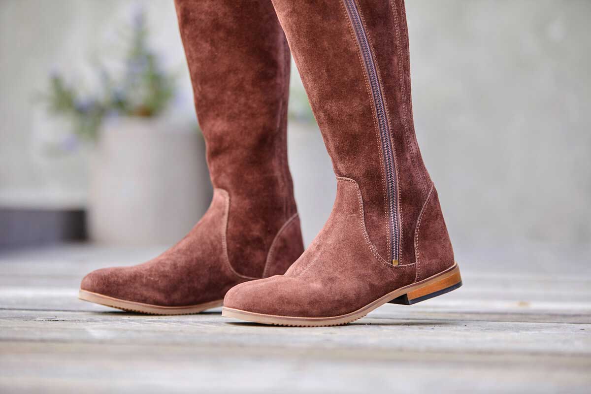 Dublin Kalmar Sd Womens Boots Paddock Chocolate All Sizes 