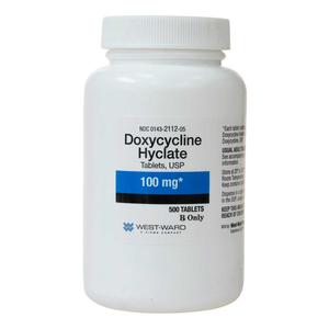 Doxycycline 100 mg Tablets 100 mg 500 ct - Item # 464RX