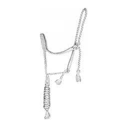 Hand Braided Premium Rope Horse Halter with Lead White - Item # 46660