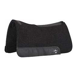 1" Virgin Wool Felt Horse Saddle Pad Black - Item # 46715