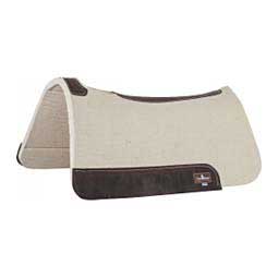 1" Virgin Wool Felt Horse Saddle Pad Silverbelly - Item # 46715