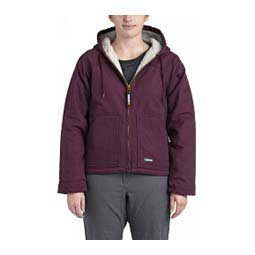 Softstone Hooded Womens Coat Maroon - Item # 46740