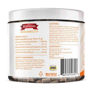 Missing Link Collagen Care Hips and Joints Soft Chews for Dogs 60 ct - Item # 46746