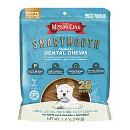 Missing Link Smartmouth Dental Chews for Dogs Petite/XS (28 ct) - Item # 46748