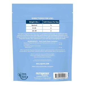Solliquin Behavioral Health Soft Chews for Dogs and Cats S/M Dogs or Cats 8-30 lbs (75 ct) - Item # 46775