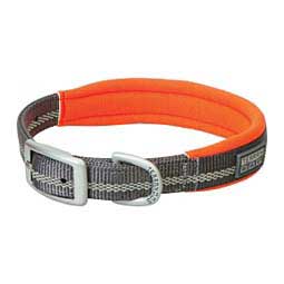 Reflective Neoprene Lined Dog Collar Dark Gray - Item # 46788
