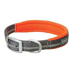 Reflective Neoprene Lined Dog Collar Dark Gray - Item # 46791