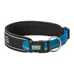 Padded Reflective Snap-N-Go Adjustable Dog Collar Blue L (1 x 21-25 in) - Item # 46805