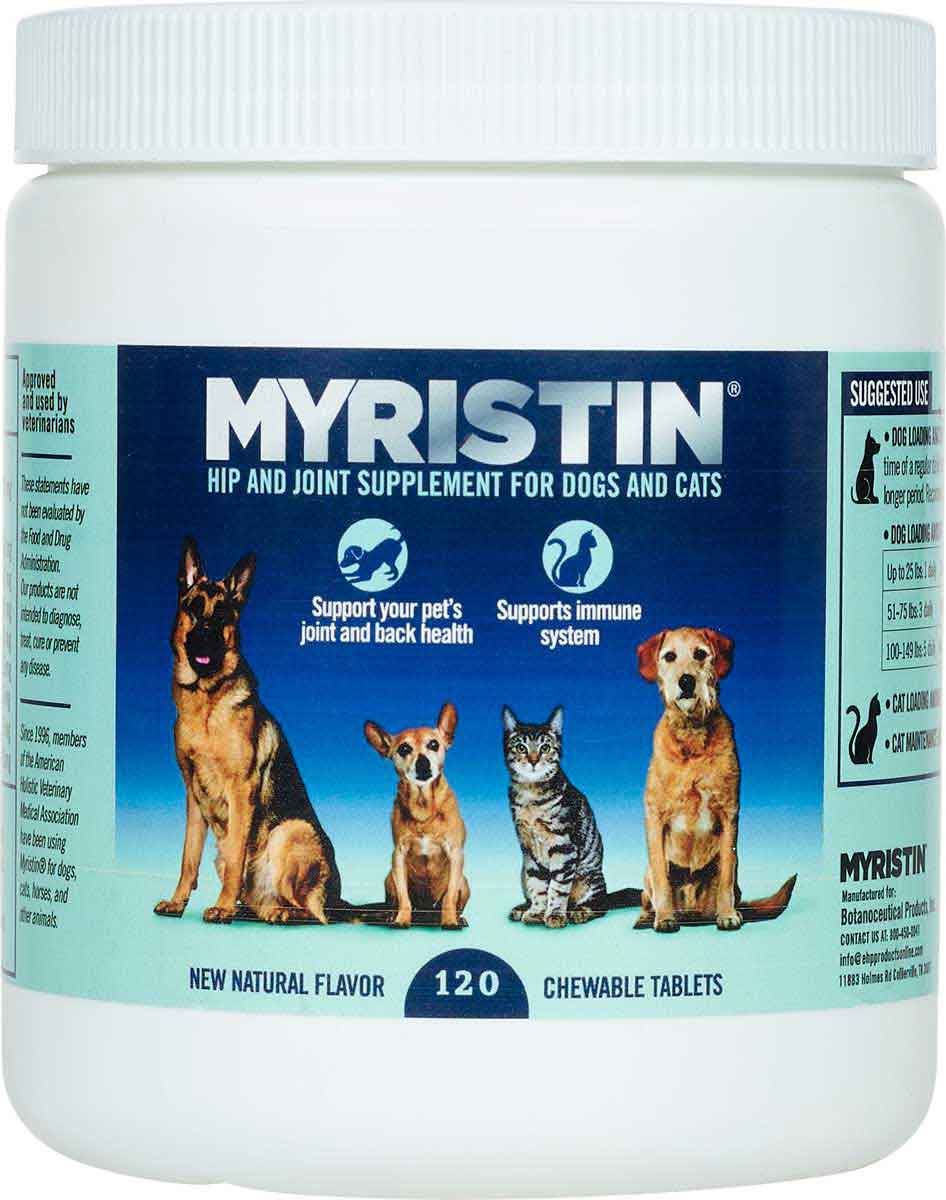 Myristin Hip and Joint Supplement for Dogs and Cats Circle Y Joint