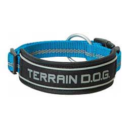 Padded Reflective Snap-N-Go Adjustable Dog Collar Blue M (3/4'' x 13-17'') - Item # 46818