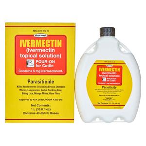 Ivermectin Pour-On for Cattle 1 liter - Item # 46827