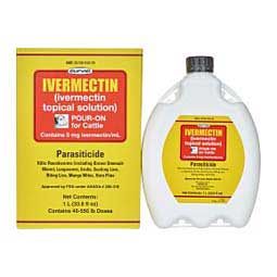 Ivermectin Pour-On for Cattle 1 Liter - Item # 46827