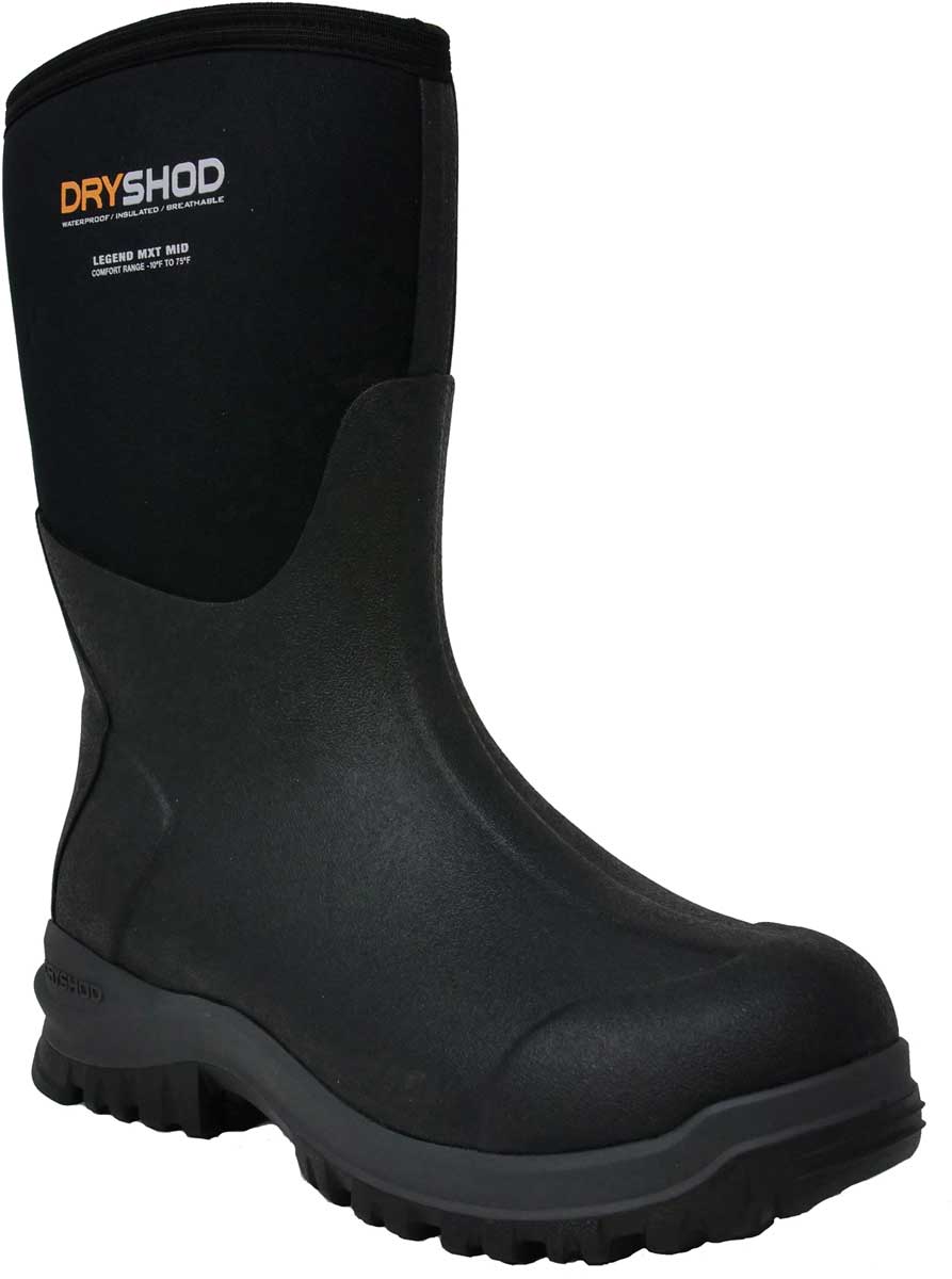 Legend MXT Mid Adventure Mens Chore Boots Dryshod - Mens Chore Boots ...
