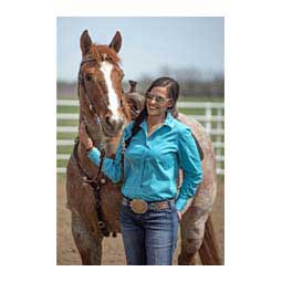 Kirby Stretch Long Sleeve Womens Shirt Bluebird - Item # 46854