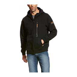 Rebar Workman Full Zip Mens Hoodie Black - Item # 46856