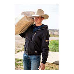 Rebar Workman Full Zip Mens Hoodie Black - Item # 46856