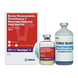 Bovilis Nasalgen 3 Cattle Vaccine 50 dose + cannulas - Item # 46883