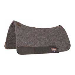 100% Wool Felt 3/4" Horse Saddle Pad Gray - Item # 46932