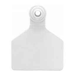 Stockman 2-piece Blank Calf ID Ear Tags White - Item # 46946