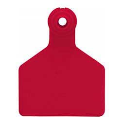 Stockman 2-piece Blank Calf ID Ear Tags Red - Item # 46946