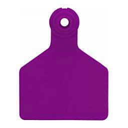 Stockman 2-piece Blank Calf ID Ear Tags Dark Purple - Item # 46946