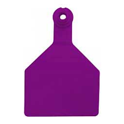 Stockman 2-piece Blank Cattle ID Ear Tags Dark Purple - Item # 46948